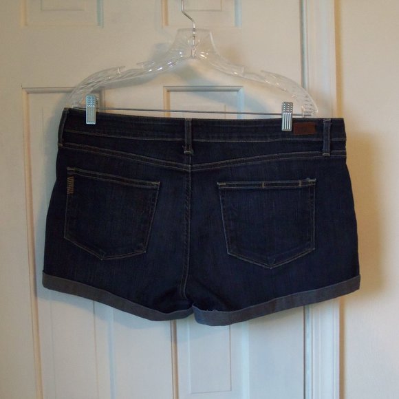 Paige Jimmy Jimmy Cuffed Denim Shorts sz 32 - Picture 3 of 8